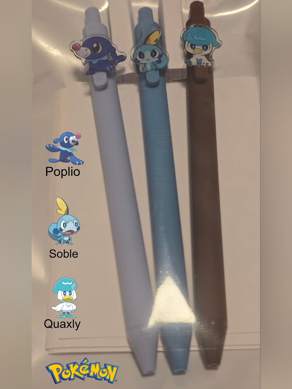 Pokemon Water Type Gel Pens